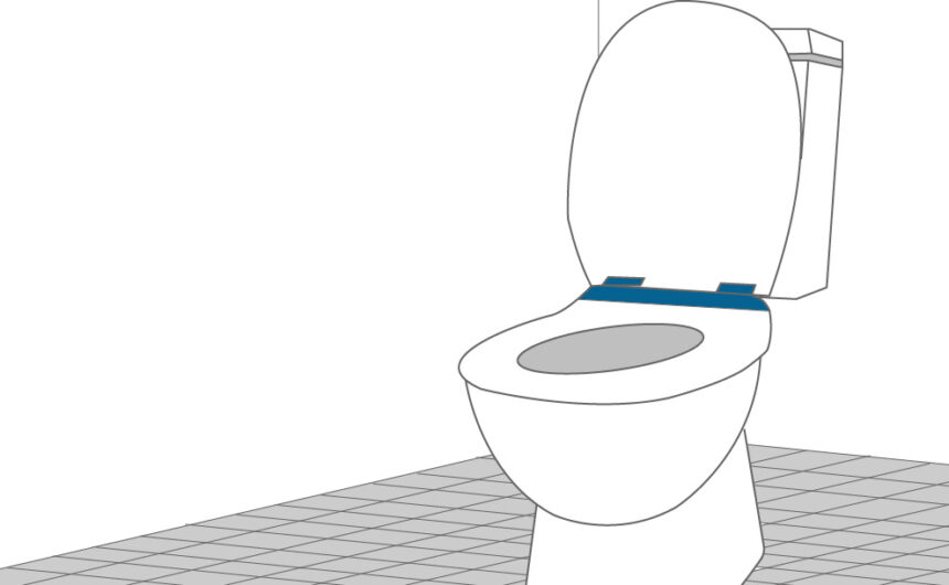 Toilet with rotary dampers