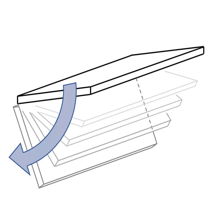 Rotary damper movement type3 (Horizontal & vartical use)