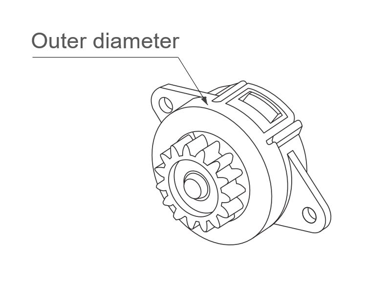 Select the rotary damper by the design - type3